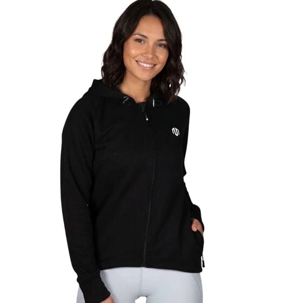 Bluza treningowa damska Morotai Comfy. Czarne bluzy z kapturem MOROTAI, m, z aplikacjami, z bawełny, z kapturem, na fitness i siłownię. Za 138.49 zł.