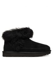 Ugg Śniegowce W Classic Ultra Mini Chalet 1173832 Czarny. Czarne śniegowce UGG, bez wzorów, ze skóry, bez zapięcia. Za 789.99 zł.