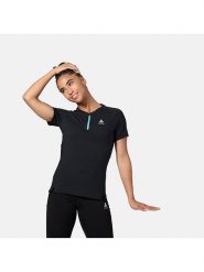 Odlo Koszulka "X-Alp" w kolorze czarnym do biegania rozmiar: XS. Czarne t-shirty sportowe ODLO, xs, bez wzorów, z materiału, bez ramiączek, do biegania. Za 211.31 zł.
