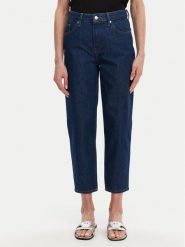 Tommy Hilfiger Jeansy WW0WW45417 Granatowy Tapered Fit. Niebieskie jeansy Tommy Hilfiger, bez wzorów, z bawełny. Za 249.99 zł.