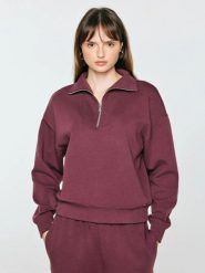 Bluza damska z golfem bordowa dariana 604. Czerwone bluzy bez kaptura BIG STAR, l, bez wzorów, z bawełny, bez kaptura, na golfa. Za 199.99 zł.