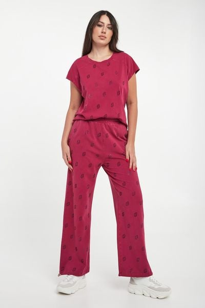 Spodnie damskie dresowe z cyrkoniami LIU JO. Spodnie dresowe Liu Jo, bez wzorów, z dresówki. Za 649.00 zł.