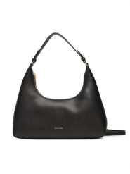 Calvin Klein Torebka Foil Logo Conv Shou?Lder Bag LV04F3272G Czarny. Czarne torebki klasyczne Calvin Klein, bez wzorów, ze skóry, bez dodatków. Za 339.99 zł.