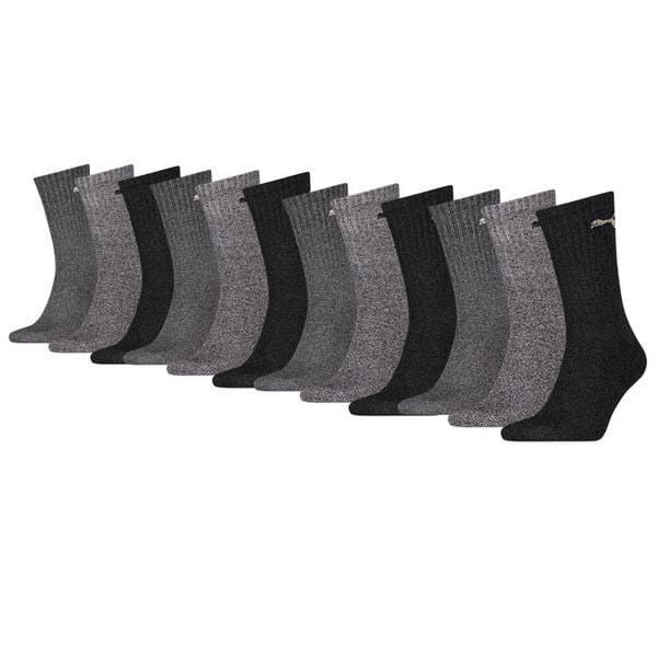 Skarpety sportowe Puma – 12 par – antracytowe/szare. Brązowe skarpetki Puma, bez wzorów, z bawełny. W wyprzedaży za 216.78 zł.