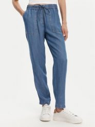 Olsen Spodnie materiałowe 14001890 Niebieski Regular Fit. Niebieskie spodnie materiałowe Olsen, bez wzorów, z lyocellu. Za 509.99 zł.