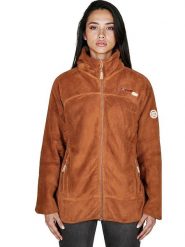 ANAPURNA Kurtka polarowa "Uternel" w kolorze jasnobrązowym rozmiar: XXL. Brązowe kurtki ANAPURNA, xxl, bez wzorów, z polaru, bez kaptura. Za 73.99 zł.