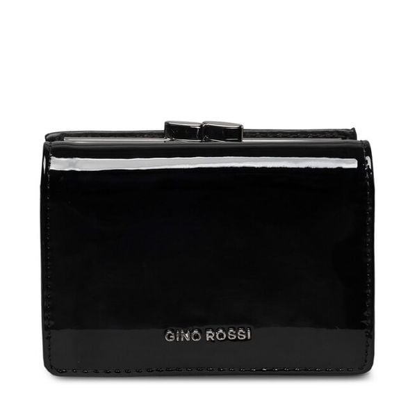 Portfel GINO ROSSI. Czarne portfele Gino Rossi, bez wzorów. Za 169.99 zł.