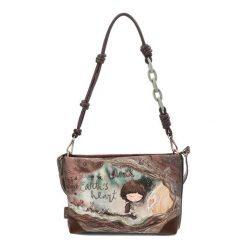 Brązowa Torebka Anekke Stylowa Listonoszka Damska. Brązowe listonoszki Anekke, bez wzorów, z materiału, eleganckie, bez dodatków. Za 359.00 zł.
