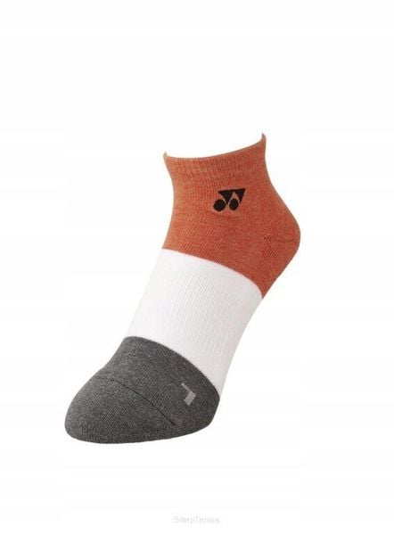 Skarpety tenisowe Yonex Low Cut. Brązowe skarpetki YONEX, bez wzorów, z bawełny. Za 38.99 zł.