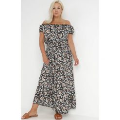 Czarna Sukienka Thothe. Czarne sukienki Born2be, na imprezę, l, bez wzorów, wakacyjne, bez kołnierzyka, plus size, bez ramiączek, maxi. W wyprzedaży za 59.49 zł.