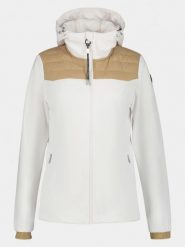 Kurtka Softshell Damska Luhta Arantila. Białe kurtki przejściowe sportowe Luhta, m, bez wzorów, z materiału, bez kaptura, trekkingowe. Za 470.45 zł.
