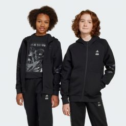 Bluza Dresowa Adidas Star Wars Mandalorian. Czarne bluzy adidas, m, bez wzorów, z dresówki, bez kaptura. W wyprzedaży za 239.20 zł.