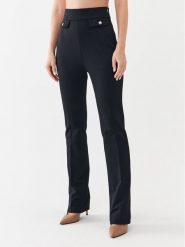Boss Spodnie materiałowe Tubeka 50500030 Czarny Slim Fit. Czarne spodnie materiałowe Boss, bez wzorów, z bawełny. Za 949.99 zł.