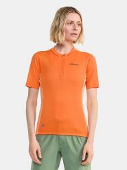 Craft Koszulka kolarska w kolorze pomarańczowym rozmiar: XXL. Pomarańczowe t-shirty sportowe Craft, s, bez wzorów, z materiału, bez ramiączek, rowerowe. Za 117.45 zł.