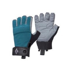 BLACK DIAMOND Rękawiczki damskie CRAG HALF-FINGER GLOVES-XS-Zielony. Zielone rękawiczki Black Diamond, bez wzorów, sportowe. Za 73.99 zł.