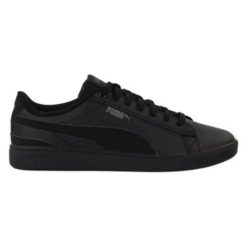 Buty do chodzenia damskie Puma Vikky V3 Lth. Czarne buty sportowe lifestyle Puma, bez wzorów, z materiału, sportowe, bez zapięcia, puma vikky. Za 279.00 zł.
