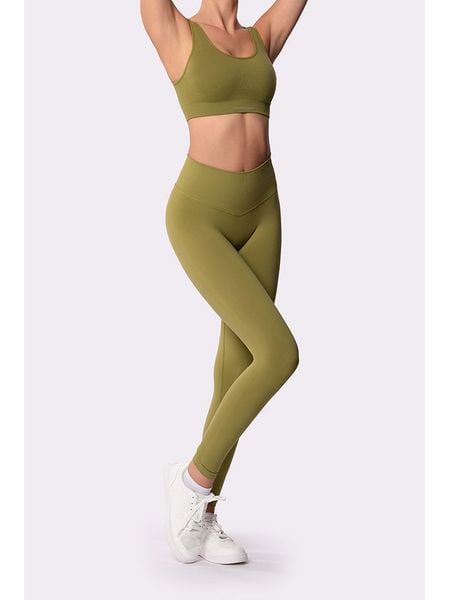 Spaio Legginsy sportowe "Flex Innergy" w kolorze khaki rozmiar: S. Brązowe legginsy Spaio, s, bez wzorów, z materiału, outdoorowe. Za 165.99 zł.