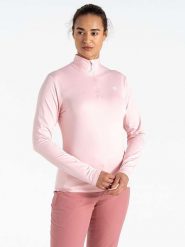 Dare 2b Koszulka funkcyjna "Lowline II" w kolorze jasnoróżowym rozmiar: 42. Różowe t-shirty sportowe Dare 2b, bez wzorów, z materiału, bez ramiączek, outdoorowe. Za 70.24 zł.