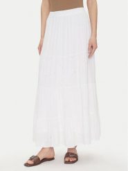ONLY Spódnica maxi Chaira 15346834 Biały Regular Fit. Białe spódnice ONLY, s, bez wzorów, z wiskozy, maxi. Za 159.99 zł.