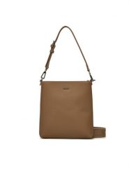 Calvin Klein Torebka Ck Must Small Bucket_Caviar K60K613129 Brązowy. Brązowe torebki klasyczne Calvin Klein, bez wzorów, ze skóry, bez dodatków. Za 309.99 zł.