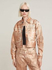 G-Star Kurtka przejściowa w kolorze złotym rozmiar: XS. Żółte kurtki G-Star, xs, bez wzorów, retro, bez kaptura. Za 252.99 zł.