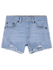 Levi's Kids Szorty dżinsowe w kolorze błękitnym rozmiar: 140. Niebieskie szorty Levi's Kids, z aplikacjami, ze skóry, klasyczne. Za 105.88 zł.