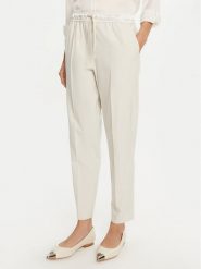 Marella Spodnie materiałowe Cammino 2423136045 Écru Regular Fit. Spodnie materiałowe Marella, bez wzorów, z materiału. Za 409.99 zł.
