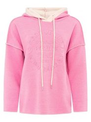 Zwillingsherz Bluza "Positive Mind" w kolorze jasnoróżowym rozmiar: L/XL. Różowe bluzy Zwillingsherz, l, bez wzorów, z kapturem. Za 164.02 zł.