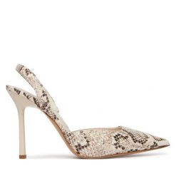 Szpilki Aldo. Brązowe szpilki Aldo, bez wzorów, bez obcasa, na szpilce, bez zapięcia. Za 359.99 zł.