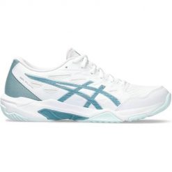 Buty treningowe damskie Asics Gel-flare 100. Buty treningowe ASICS, bez wzorów, z materiału, bez zapięcia, do piłki ręcznej. Za 517.00 zł.