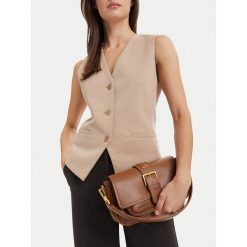 Torebka Badura. Brązowe torebki klasyczne Badura, bez wzorów, klasyczne, bez dodatków. Za 229.99 zł.