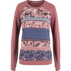 Bluza z nadrukiem, długi rękaw bonprix jasny jeżynowy z nadrukiem. Bluzy marki INOVIK. Za 79.99 zł.