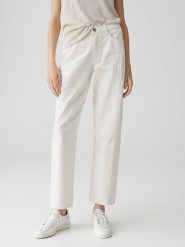 OPUS Dżinsy "Lolah" - Regular fit - w kolorze kremowym rozmiar: 34/L28. Brązowe jeansy Opus, l, bez wzorów, klasyczne, z podwyższonym stanem. Za 195.99 zł.