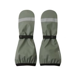 Rękawice przeciwdeszczowe Reima Puro. Zielone rękawiczki Reima, bez wzorów, sportowe. Za 69.99 zł.