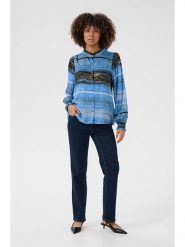 CULTURE Bluzka w kolorze błękitnym rozmiar: XL. Niebieskie bluzki Culture, xl, bez wzorów, bez kołnierzyka, bez ramiączek. Za 145.95 zł.