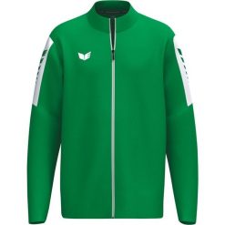 Erima Intro Kurtka Treningowa Smaragd - kontrastowe wstawki. Kurtki Erima, s, bez wzorów, z materiału, klasyczne, bez kaptura. Za 197.00 zł.