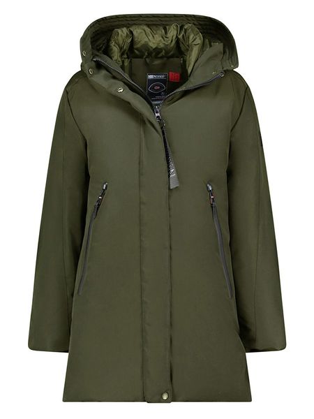 Geographical Norway Parka w kolorze khaki rozmiar: M. Brązowe płaszcze Geographical Norway, m, bez wzorów, bez kaptura. Za 380.34 zł.