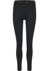 Legginsy termoaktywne damskie Hummel First Performance Women Tights. Czarne legginsy Hummel, bez wzorów, z elastanu, klasyczne, długie. Za 118.00 zł.