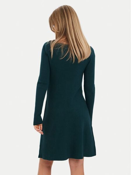 Vero Moda Sukienka dzianinowa Nancy 10254807 Zielony Regular Fit. Zielone sukienki Vero Moda, xs, bez wzorów, z dzianiny, bez kołnierzyka, bez ramiączek. Za 209.99 zł.