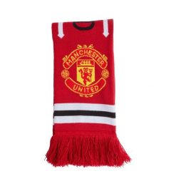 Szalik domowy Manchester United. Białe szaliki i kominy adidas, bez wzorów, z dzianiny, sportowe. Za 109.00 zł.