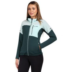 Damska funkcjonalna bluza z kapturem Kilpi MEMPHIS-W. Zielone bluzy Kilpi, s, bez wzorów, sportowe, bez ramiączek, z kapturem. Za 298.12 zł.