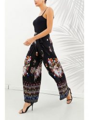 Milan Kiss Spodnie w kolorze czarnym rozmiar: M. Czarne spodnie materiałowe Milan Kiss, bez wzorów, z materiału, z podwyższonym stanem. Za 127.35 zł.