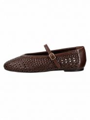 GANT Footwear Skórzane baleriny "Chadii" w kolorze brązowym z paskiem rozmiar: 38. Brązowe baleriny GANT Footwear, bez wzorów, bez obcasa, bez zapięcia. Za 530.82 zł.