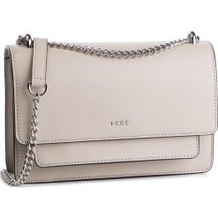 Torebka DKNY - R91E3A90 Fog FOG. Brązowe kopertówki DKNY, bez wzorów, ze skóry, klasyczne, bez dodatków. W wyprzedaży za 489.00 zł.
