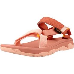 Sandały TEVA C HURRICANE XLT J Rose. Czerwone sandały Teva, bez wzorów, z tkaniny, bez obcasa, bez zapięcia. Za 218.99 zł.