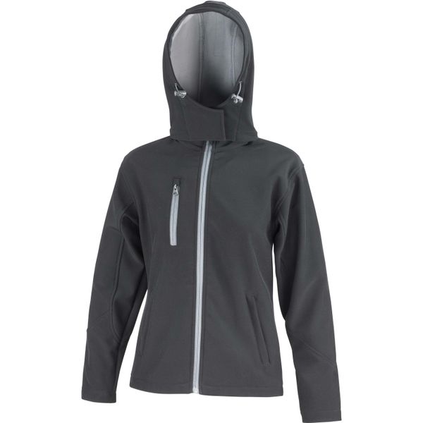 Kurtka Result Softshell Capuche Femme Tx Performance. Czarne kurtki RESULT, bez wzorów, z softshellu, eleganckie, bez kaptura. Za 211.00 zł.