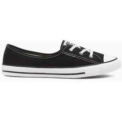 Buty sportowe Converse Chuck Talor As Dainty Ballet. Czarne buty treningowe Converse, bez wzorów, bez zapięcia. Za 390.00 zł.
