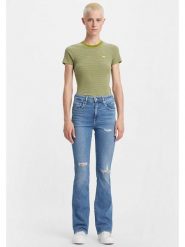 Levi´s Dżinsy "725" - Flare fit - w kolorze niebieskim rozmiar: W30/L34. Niebieskie jeansy l, z aplikacjami, ze skóry, klasyczne, z podwyższonym stanem. Za 393.45 zł.