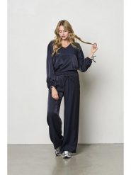 &Co Woman Spodnie "Solana" w kolorze czarnym rozmiar: 3XL. Czarne spodnie materiałowe &Co Woman, bez wzorów, z materiału, z podwyższonym stanem. Za 218.05 zł.