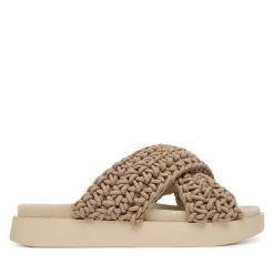 Klapki Inuikii. Brązowe klapki Inuikii, bez wzorów, bez obcasa, bez zapięcia. Za 859.99 zł.